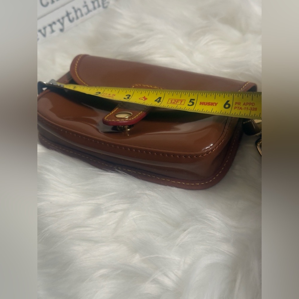 Dooney & Bourke Brown Clutch with Wristlet - Picture 7 of 9